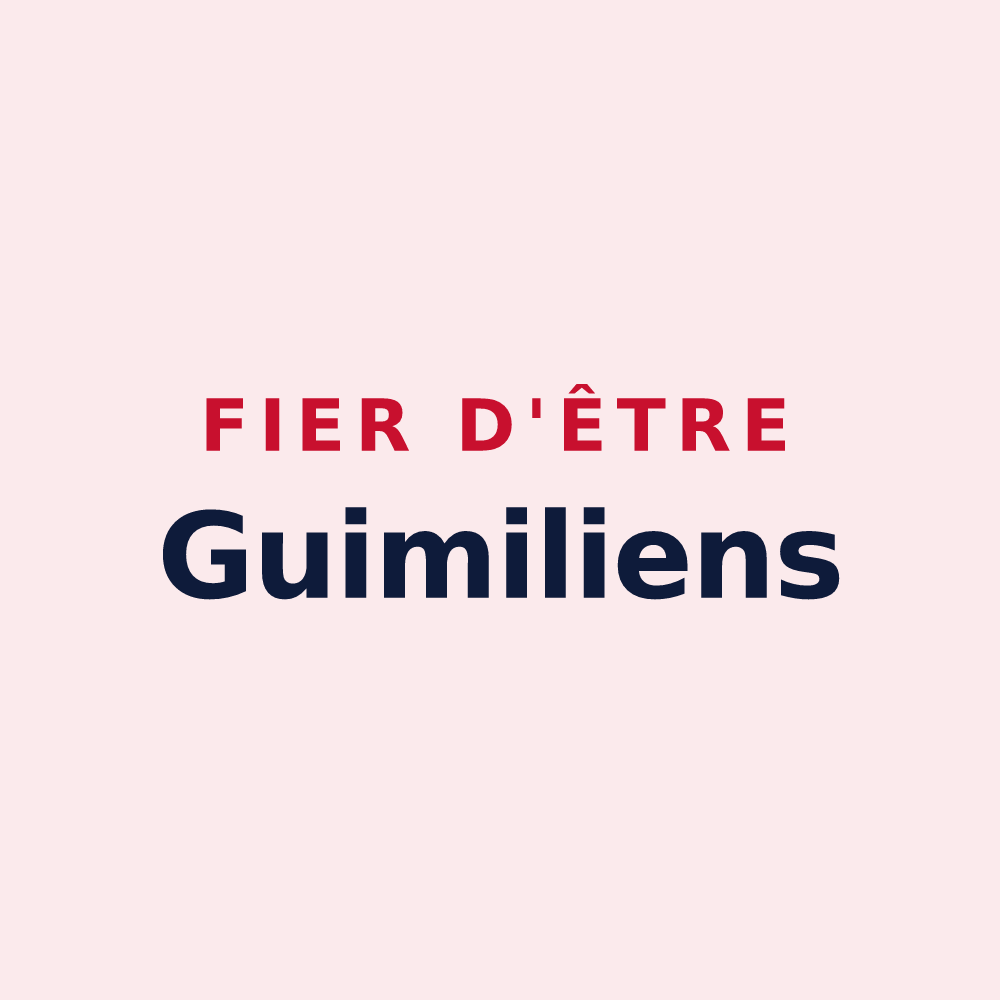Magnet « Fier d'être Guimiliens » — design pour Guimiliau