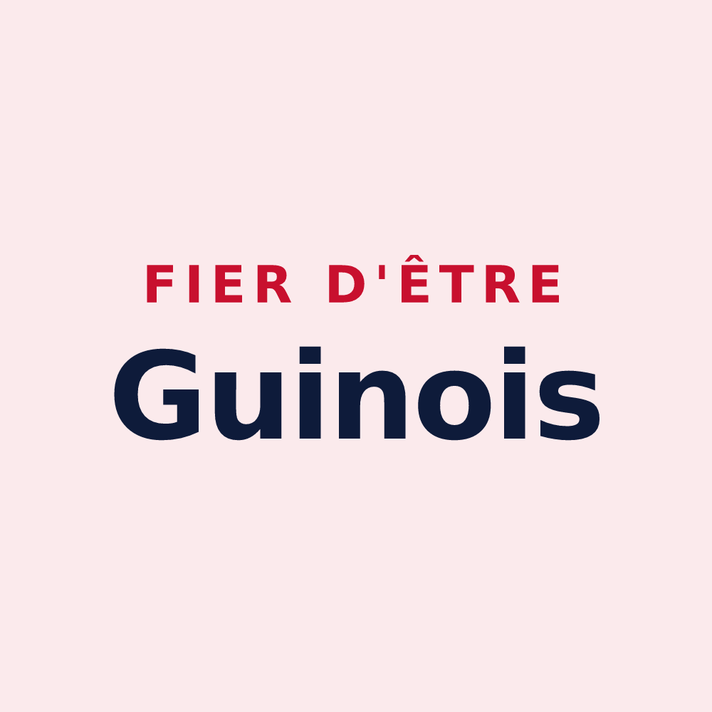 Magnet « Fier d'être Guinois » — design pour Guînes