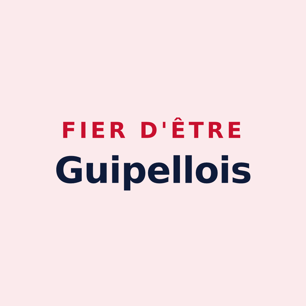 Magnet « Fier d'être Guipellois » — design pour Guipel