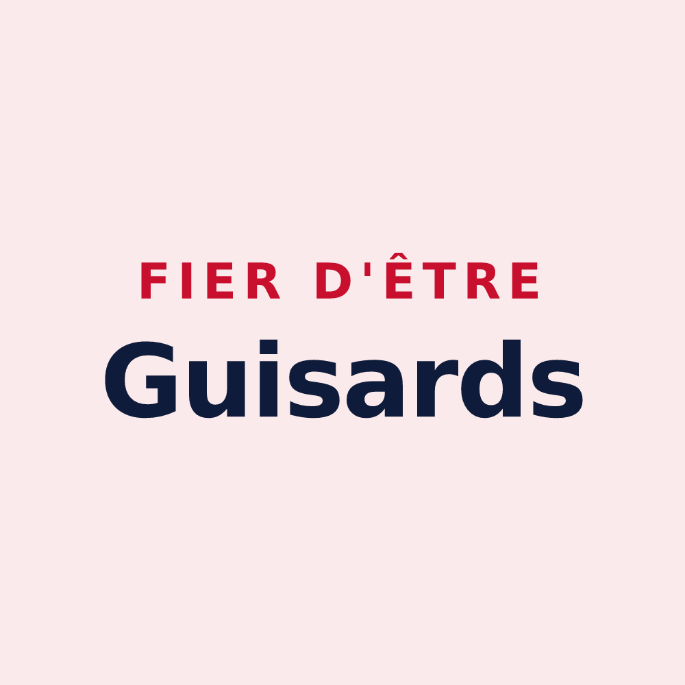 Magnet « Fier d'être Guisards » — design pour Guise