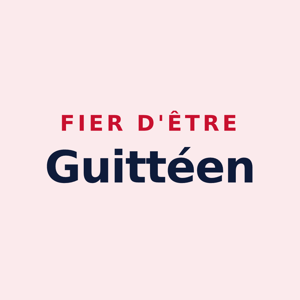 Magnet « Fier d'être Guittéen » — design pour Guitté