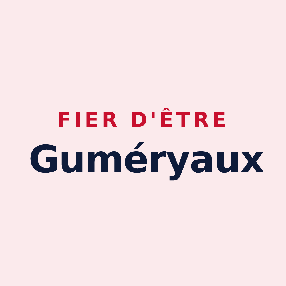 Magnet « Fier d'être Guméryaux » — design pour Gumery