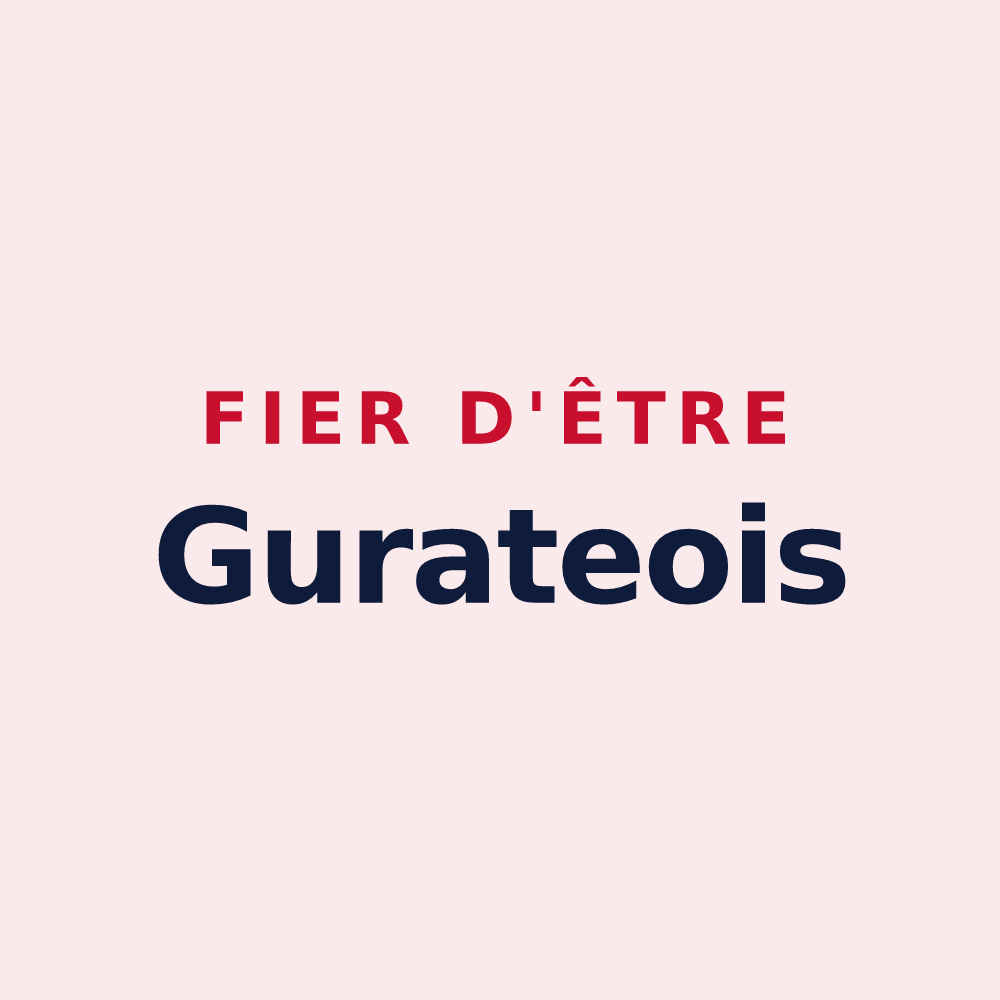 Magnet « Fier d'être Gurateois » — design pour Gurat