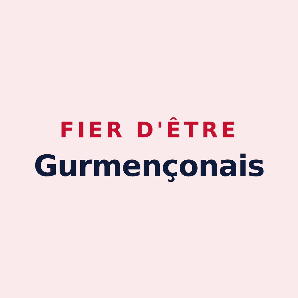 Magnet « Fier d'être Gurmençonais » — design pour Gurmençon