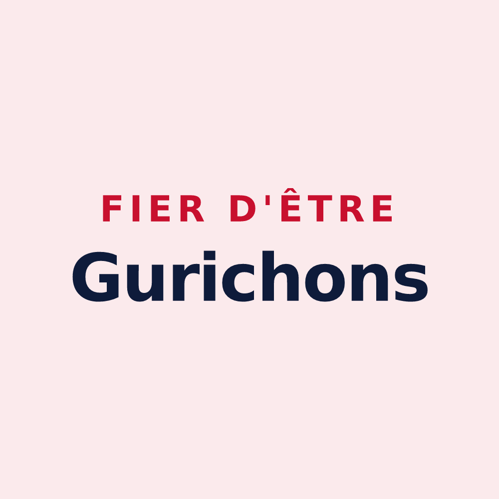 Magnet « Fier d'être Gurichons » — design pour Gury