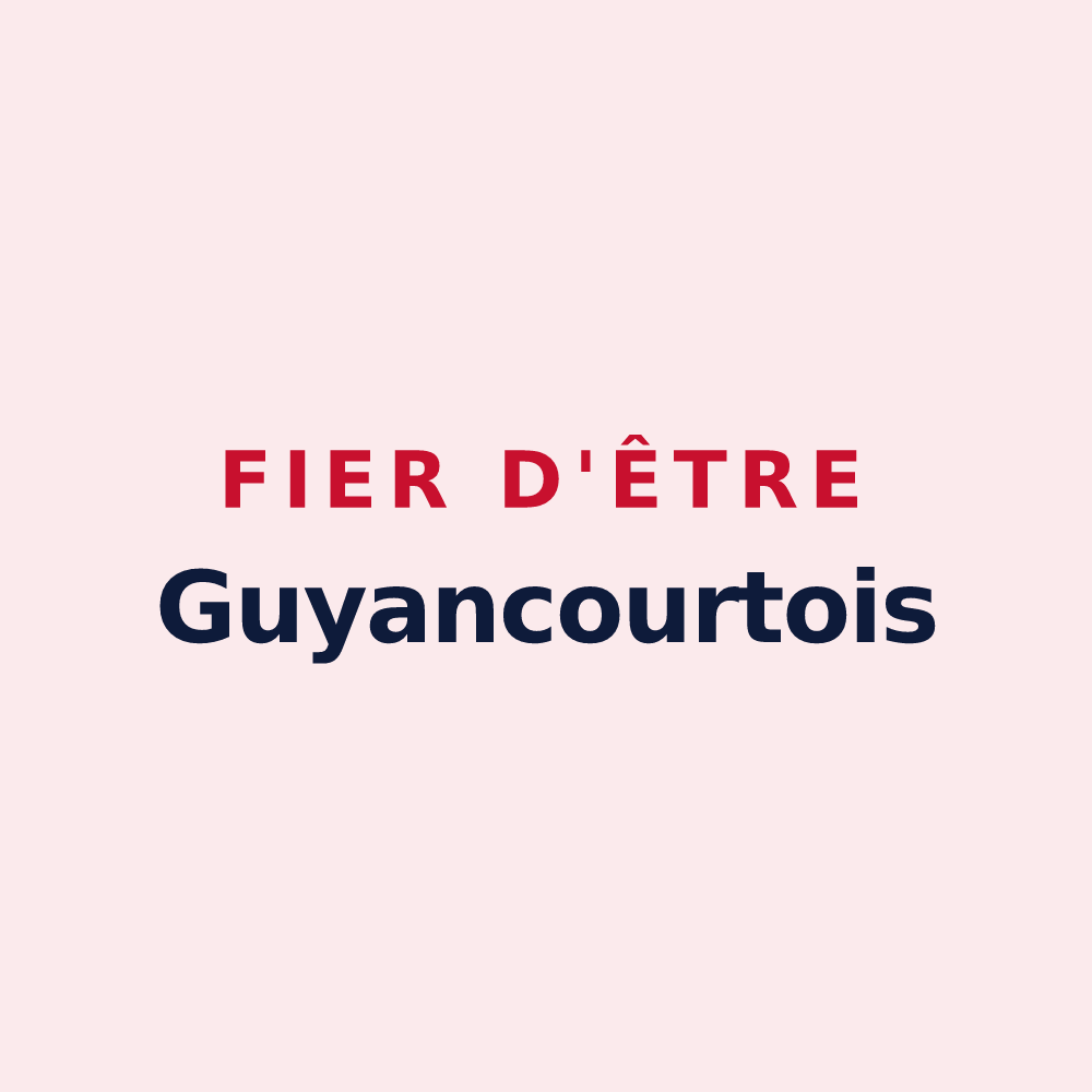 Magnet « Fier d'être Guyancourtois » — design pour Guyancourt
