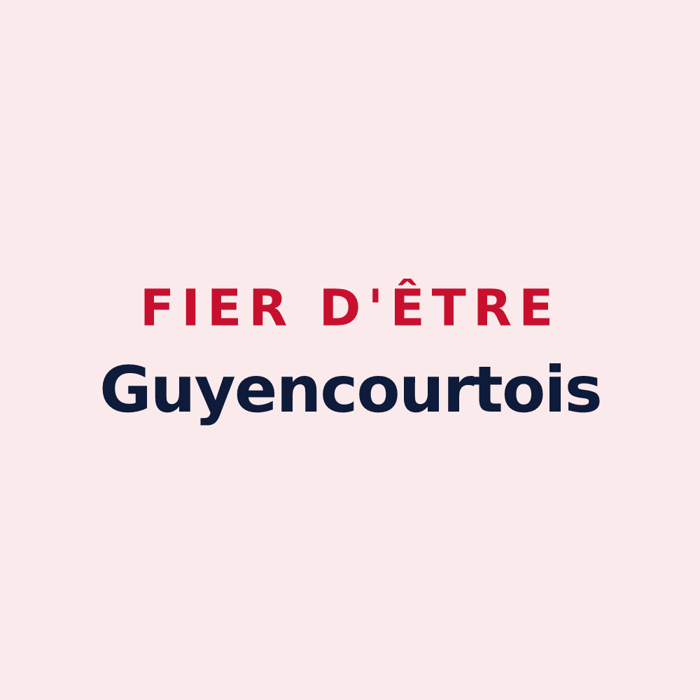Magnet « Fier d'être Guyencourtois » — design pour Guyencourt