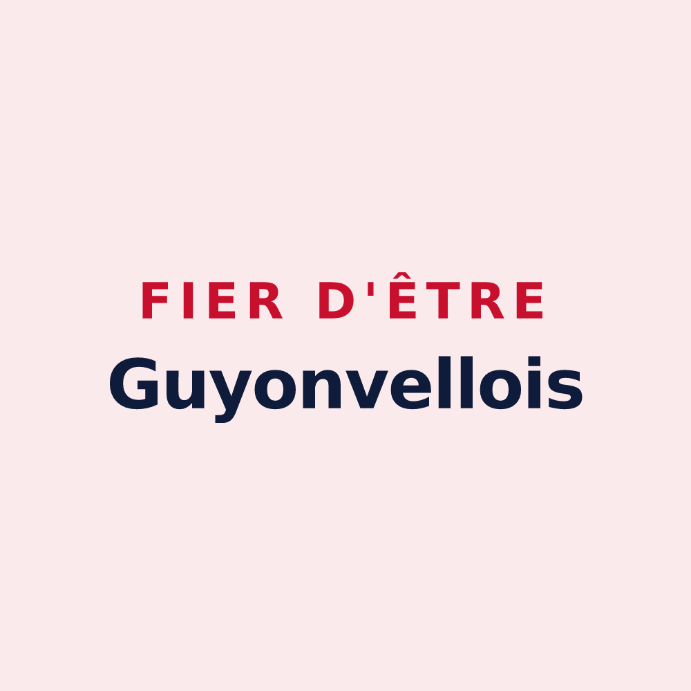 Magnet « Fier d'être Guyonvellois » — design pour Guyonvelle