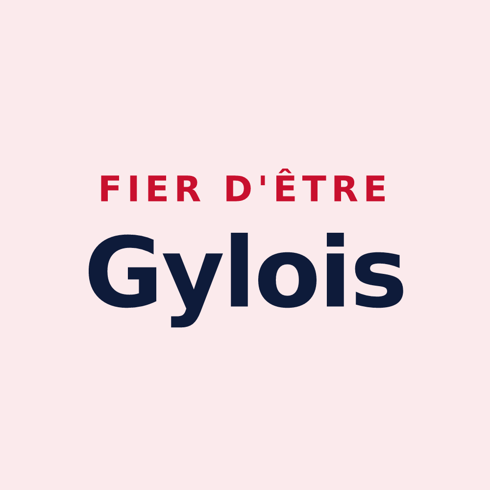 Magnet « Fier d'être Gylois » — design pour Gy