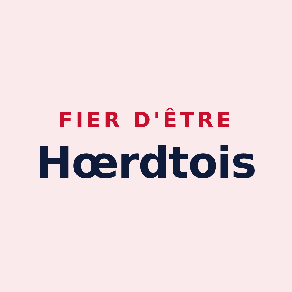 Magnet « Fier d'être Hœrdtois » — design pour Hœrdt
