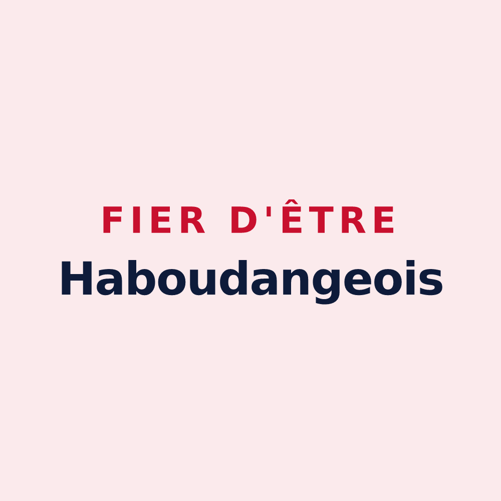 Magnet « Fier d'être Haboudangeois » — design pour Haboudange