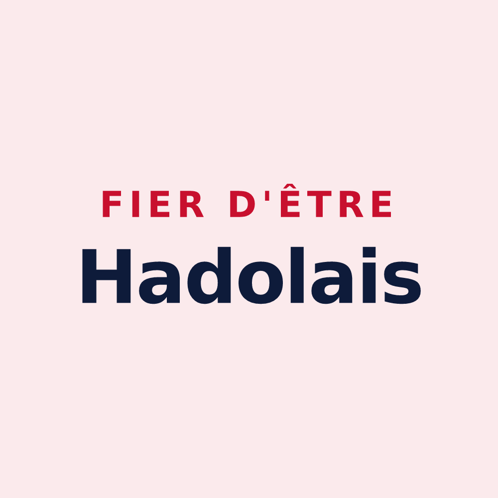 Magnet « Fier d'être Hadolais » — design pour Hadol