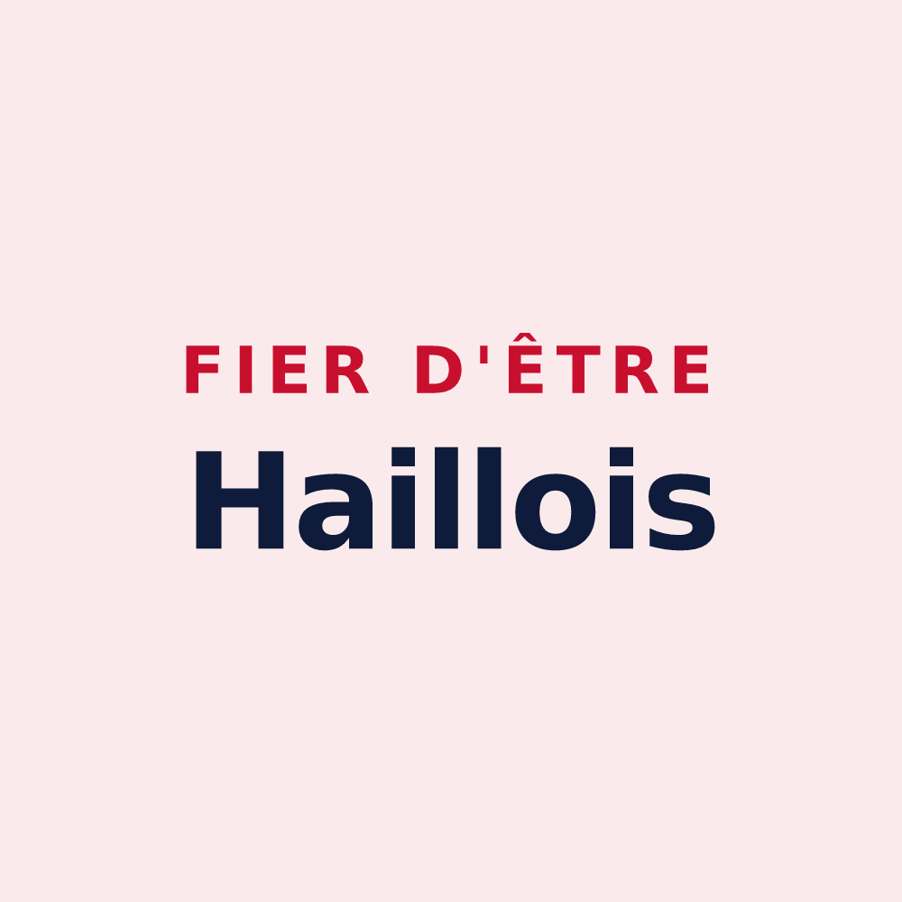 Magnet « Fier d'être Haillois » — design pour Hailles