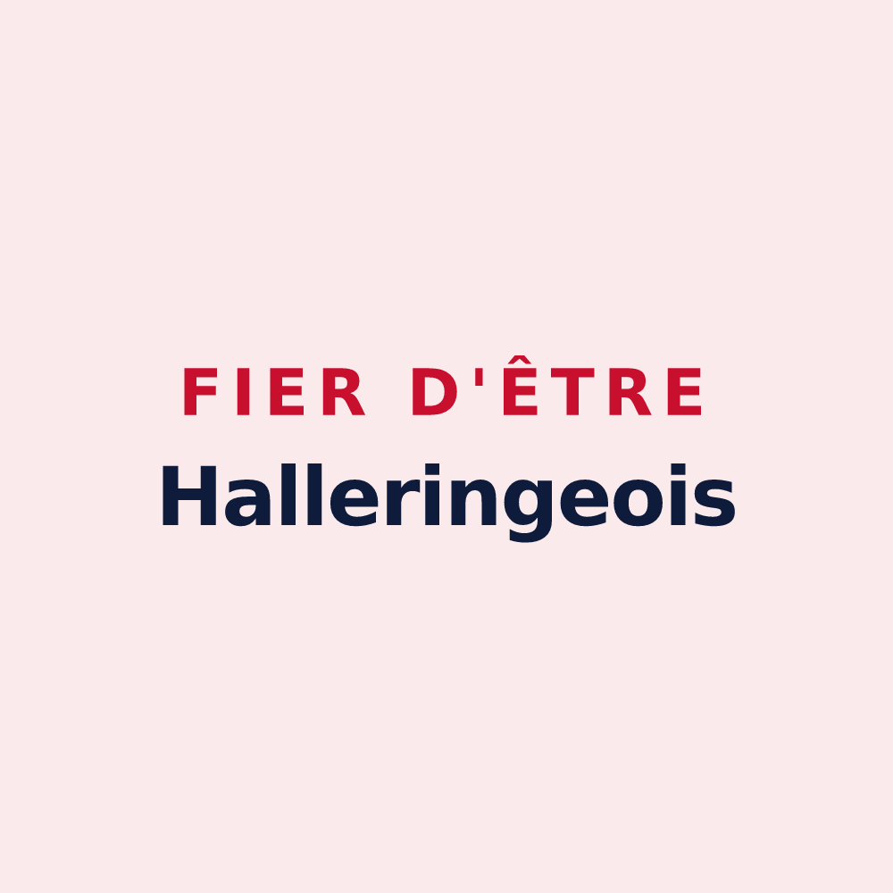 Magnet « Fier d'être Halleringeois » — design pour Hallering