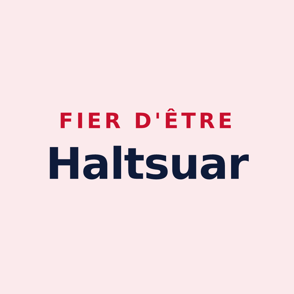 Magnet « Fier d'être Haltsuar » — design pour Halsou