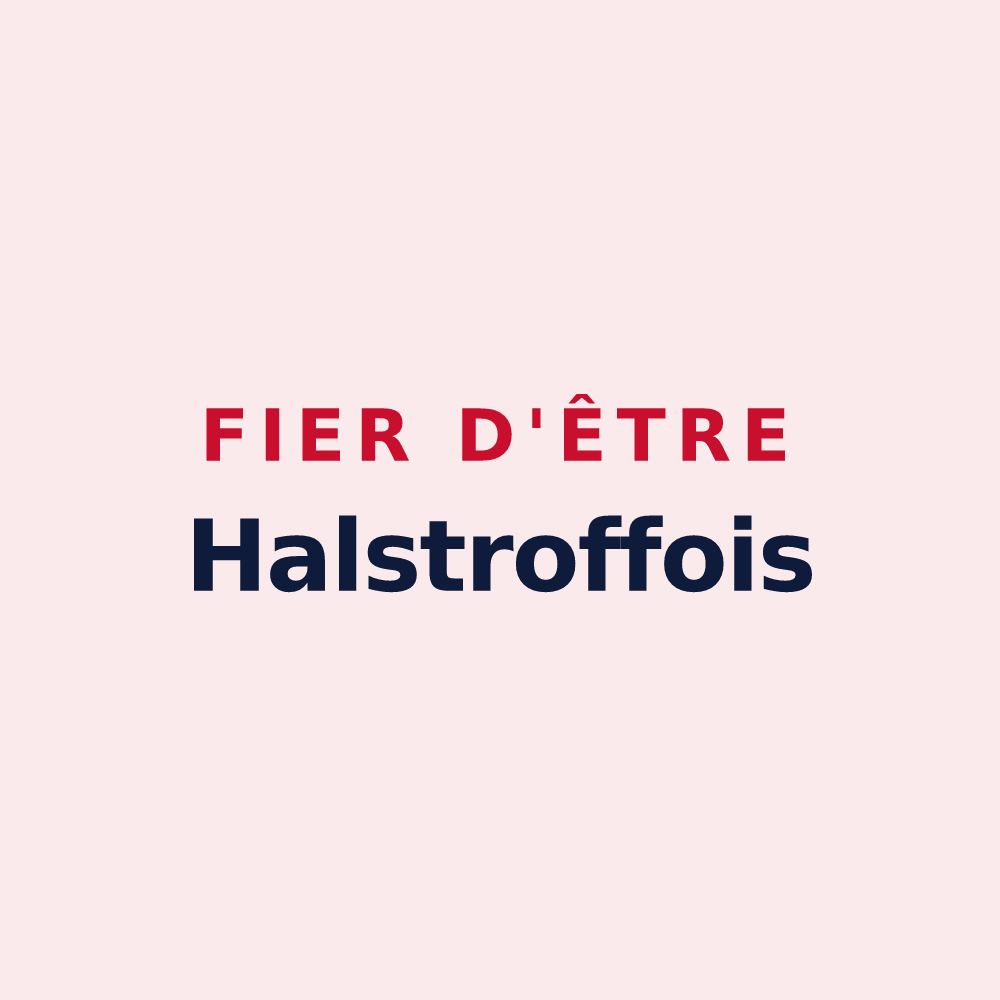 Magnet « Fier d'être Halstroffois » — design pour Halstroff