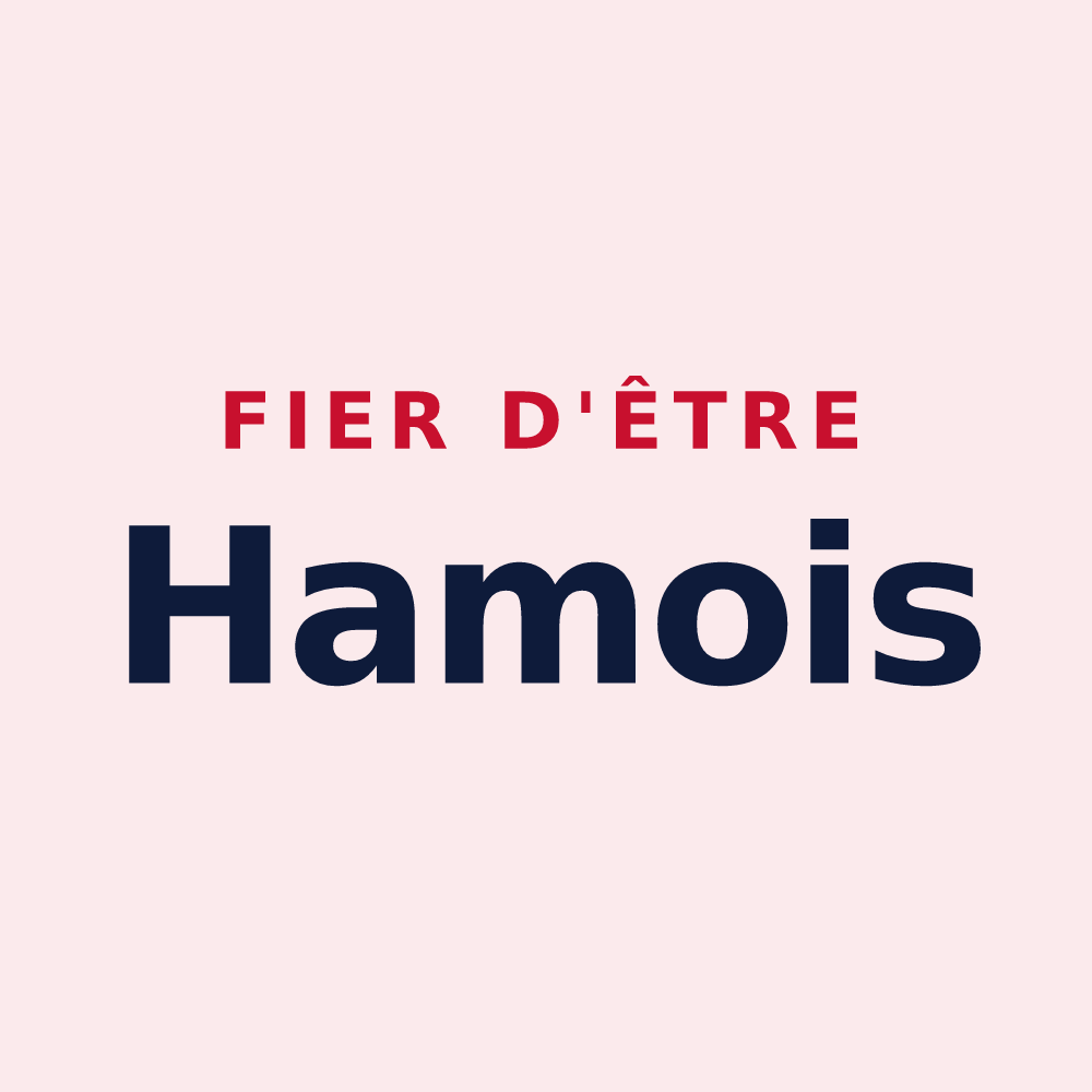 Magnet « Fier d'être Hamois » — design pour Ham-sous-Varsberg