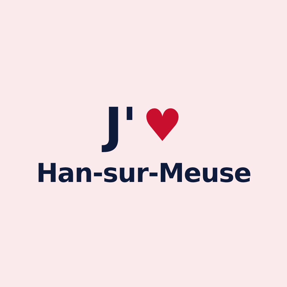 Magnet personnalisé Han-sur-Meuse — design J'aime Han-sur-Meuse