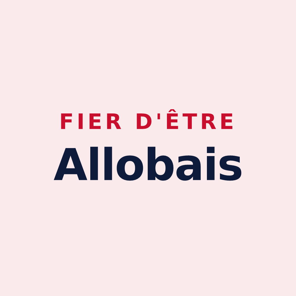 Magnet « Fier d'être Allobais » — design pour Hannogne-Saint-Martin