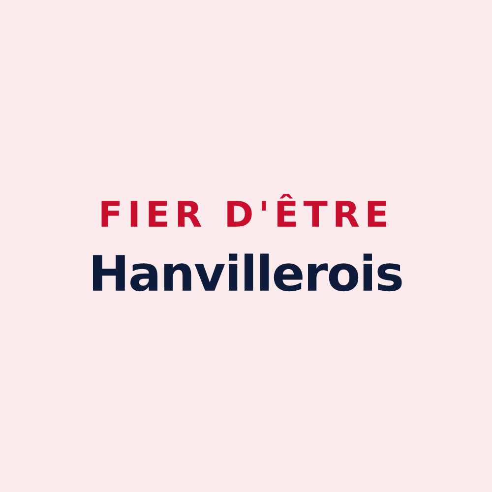 Magnet « Fier d'être Hanvillerois » — design pour Hanviller