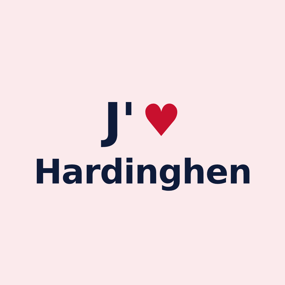 Magnet personnalisé Hardinghen — design J'aime Hardinghen