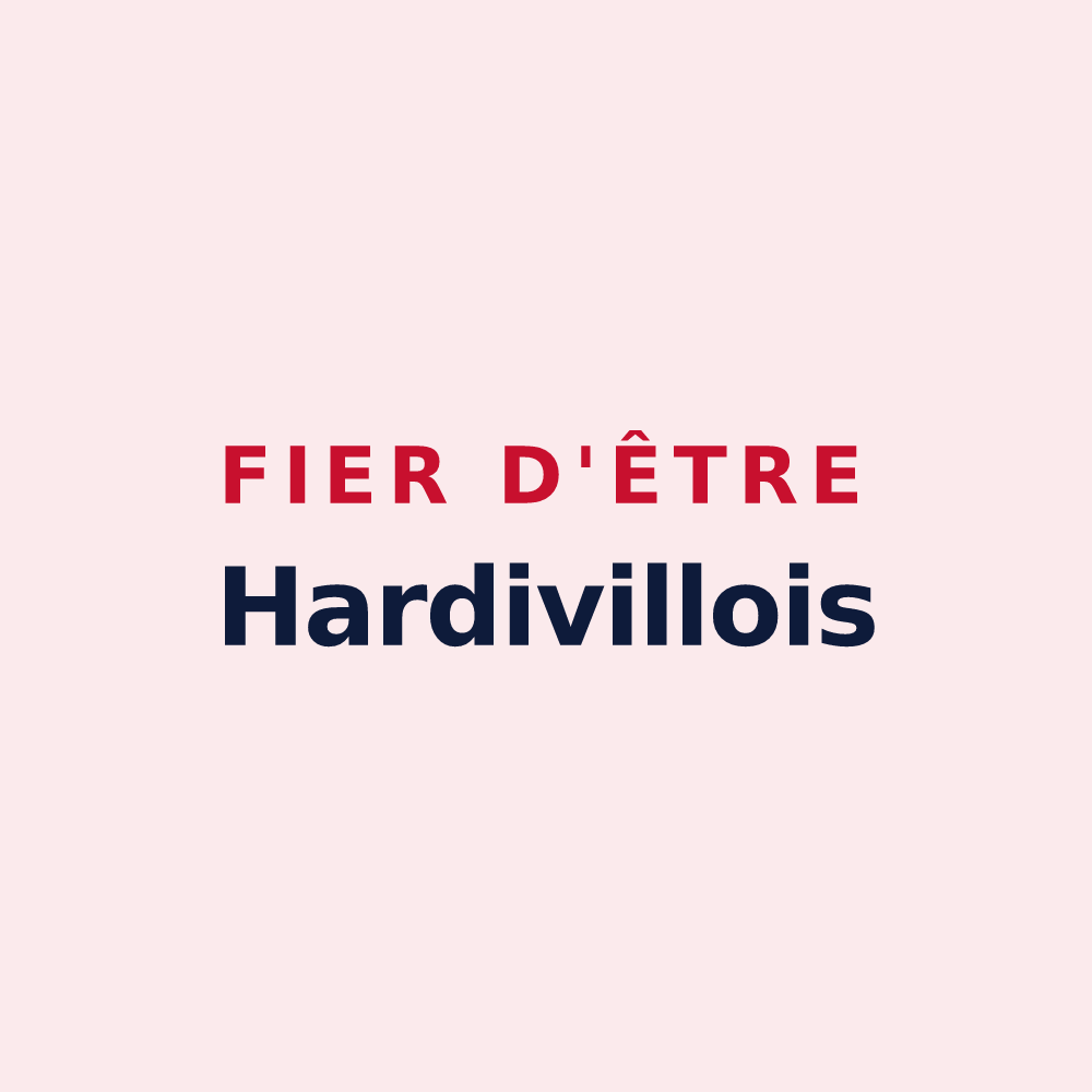 Magnet « Fier d'être Hardivillois » — design pour Hardivillers