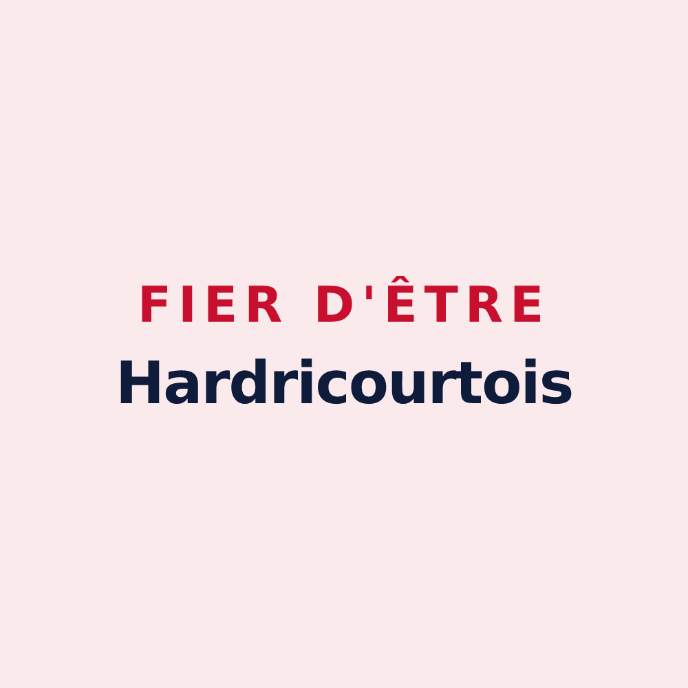 Magnet « Fier d'être Hardricourtois » — design pour Hardricourt