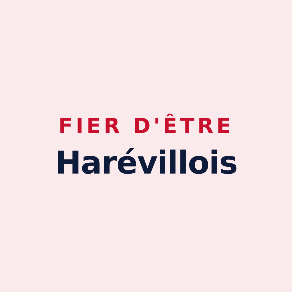 Magnet « Fier d'être Harévillois » — design pour Haréville