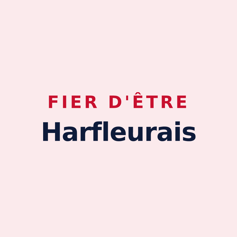 Magnet « Fier d'être Harfleurais » — design pour Harfleur