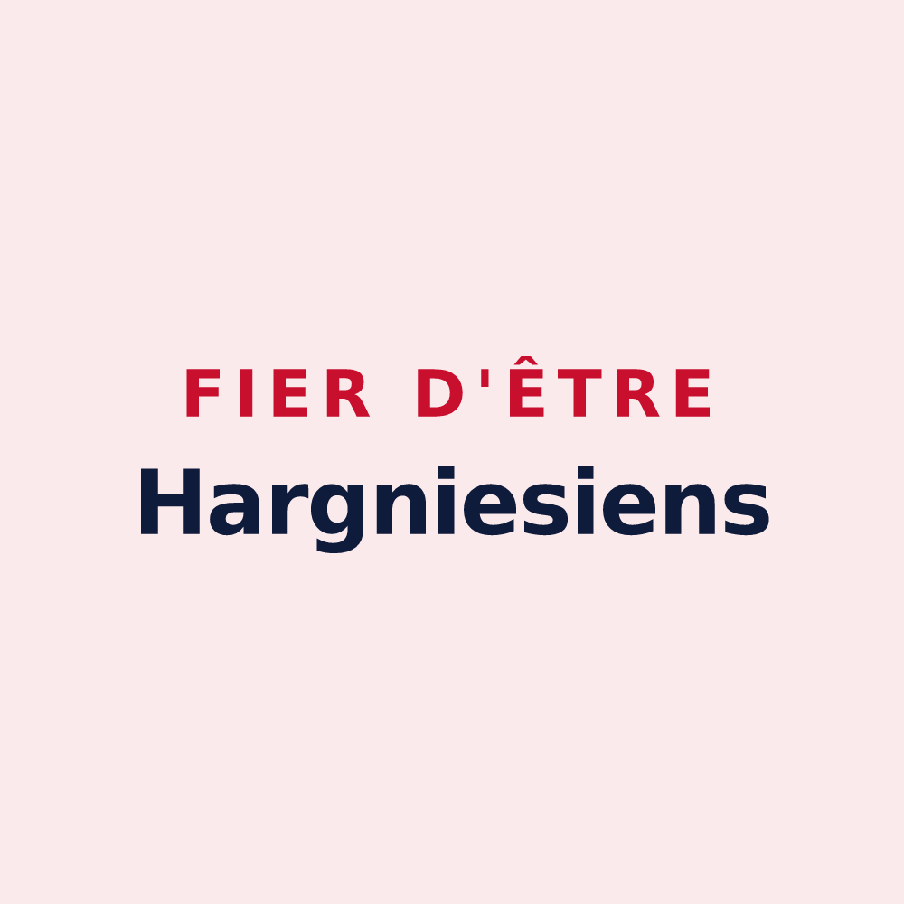 Magnet « Fier d'être Hargniesiens » — design pour Hargnies