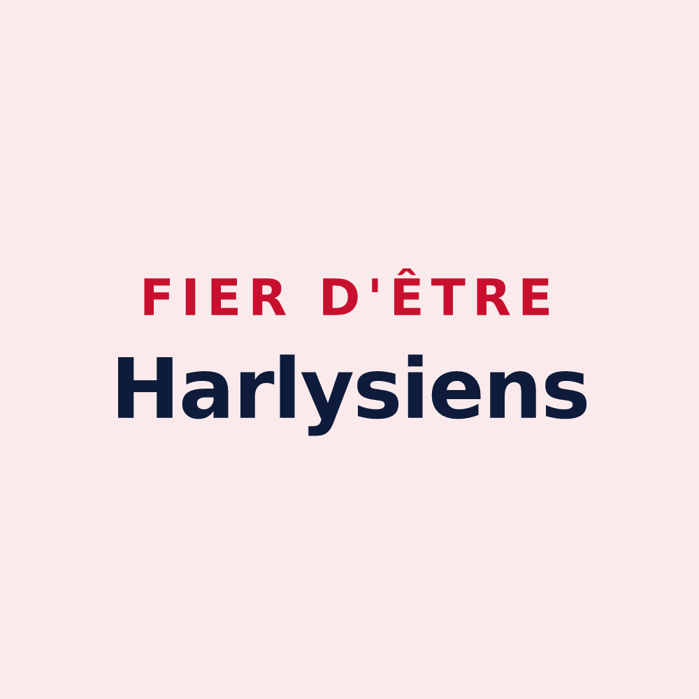 Magnet « Fier d'être Harlysiens » — design pour Harly