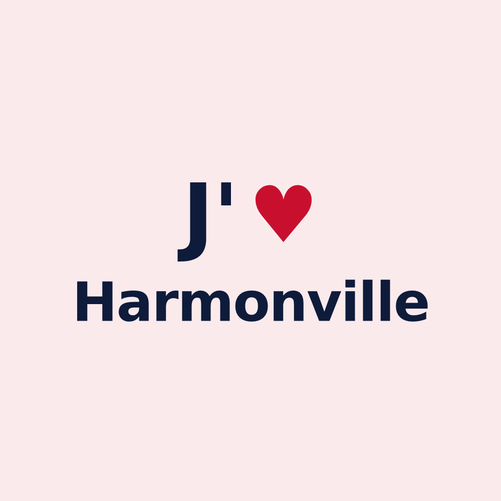 Magnet personnalisé Harmonville — design J'aime Harmonville