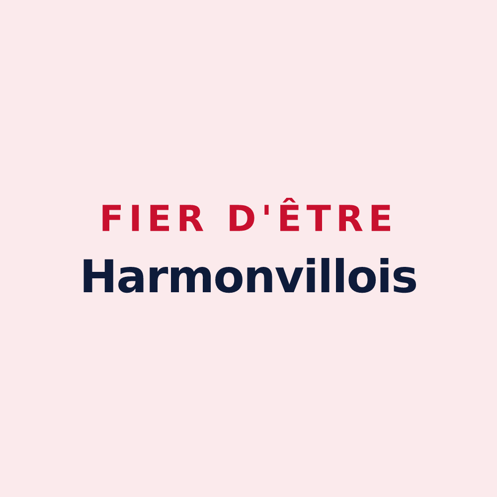 Magnet « Fier d'être Harmonvillois » — design pour Harmonville