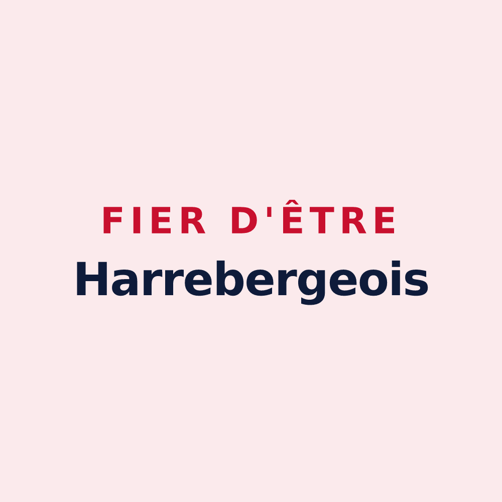 Magnet « Fier d'être Harrebergeois » — design pour Harreberg