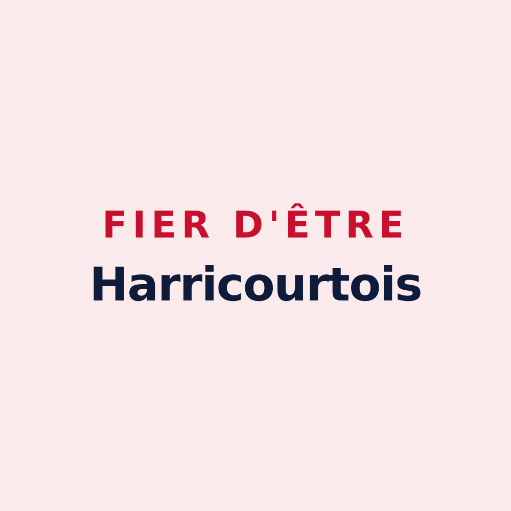 Magnet « Fier d'être Harricourtois » — design pour Harricourt