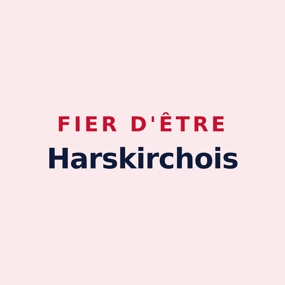 Magnet « Fier d'être Harskirchois » — design pour Harskirchen