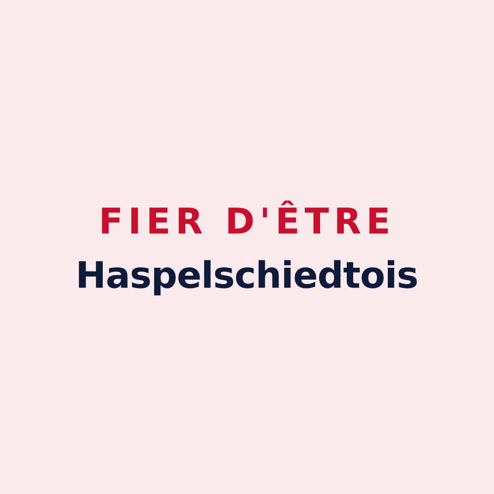 Magnet « Fier d'être Haspelschiedtois » — design pour Haspelschiedt