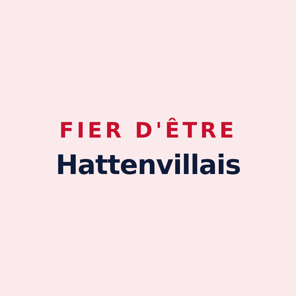 Magnet « Fier d'être Hattenvillais » — design pour Hattenville
