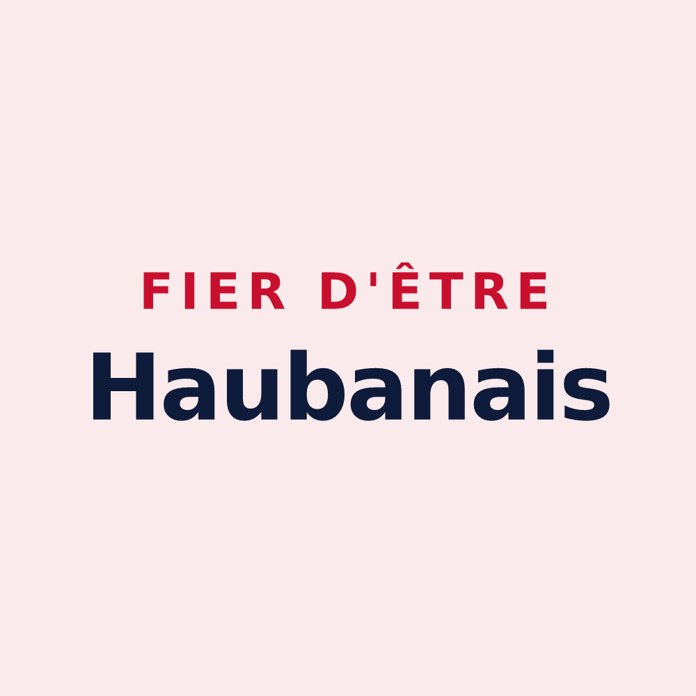 Magnet « Fier d'être Haubanais » — design pour Hauban