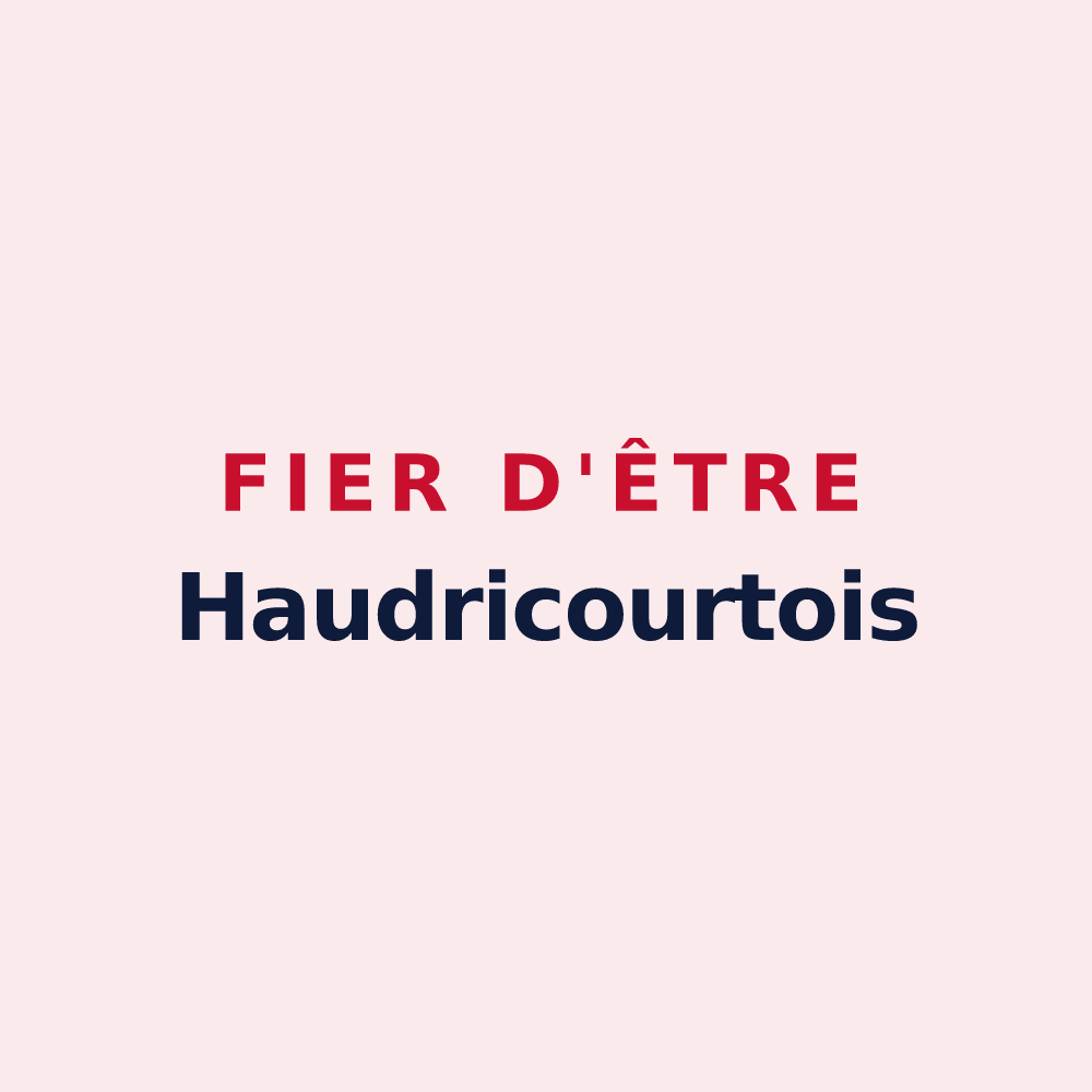 Magnet « Fier d'être Haudricourtois » — design pour Haudricourt