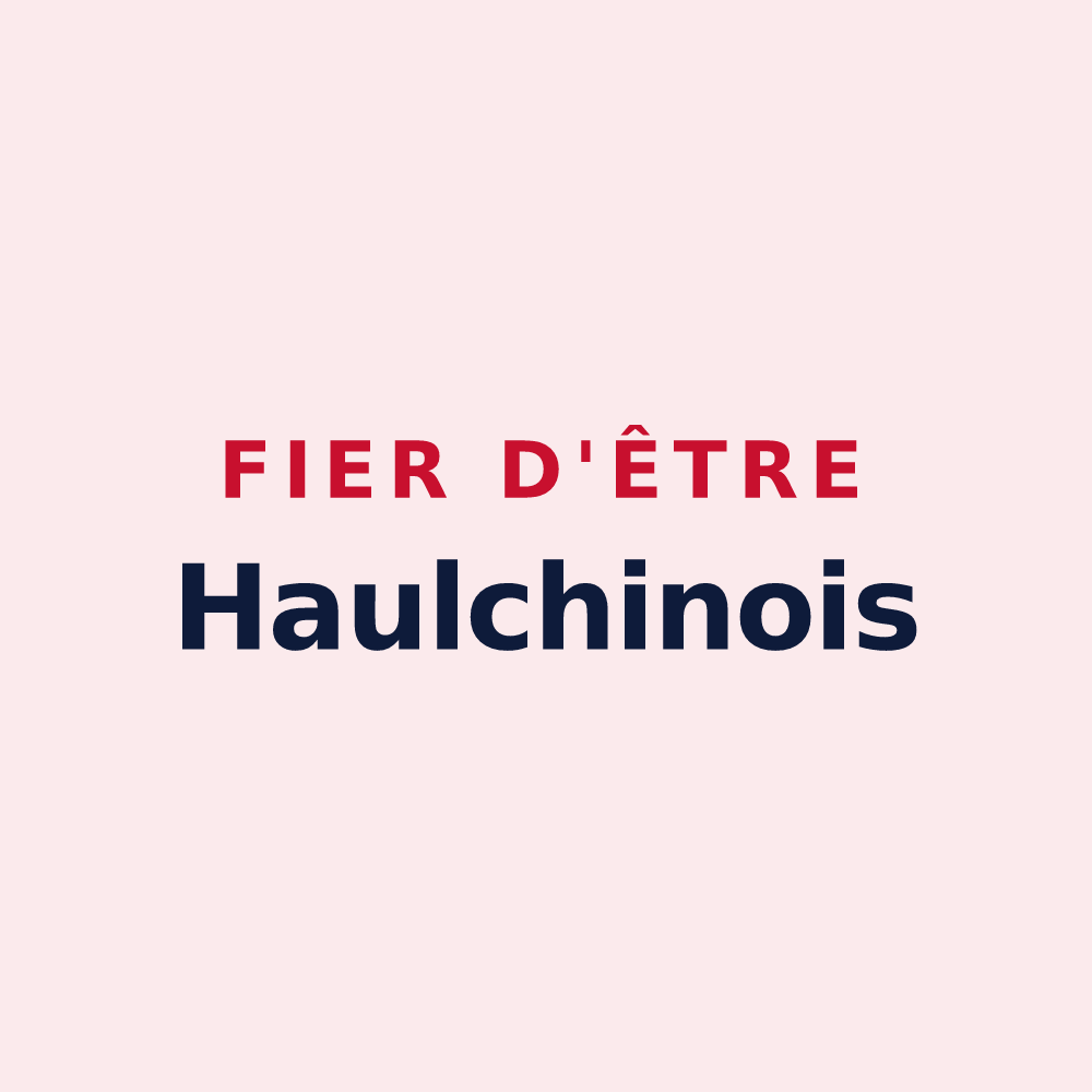 Magnet « Fier d'être Haulchinois » — design pour Haulchin
