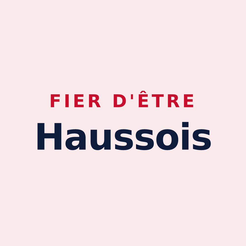 Magnet « Fier d'être Haussois » — design pour Haussy