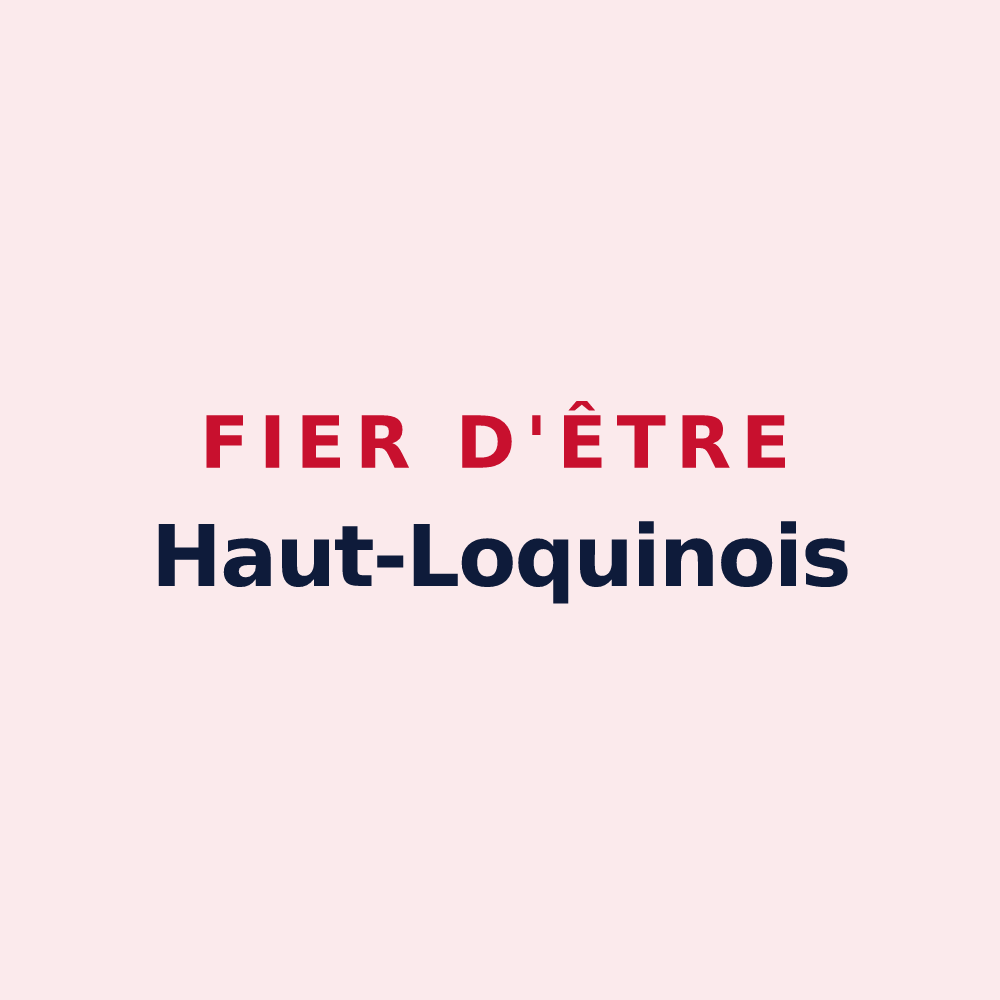Magnet « Fier d'être Haut-Loquinois » — design pour Haut-Loquin