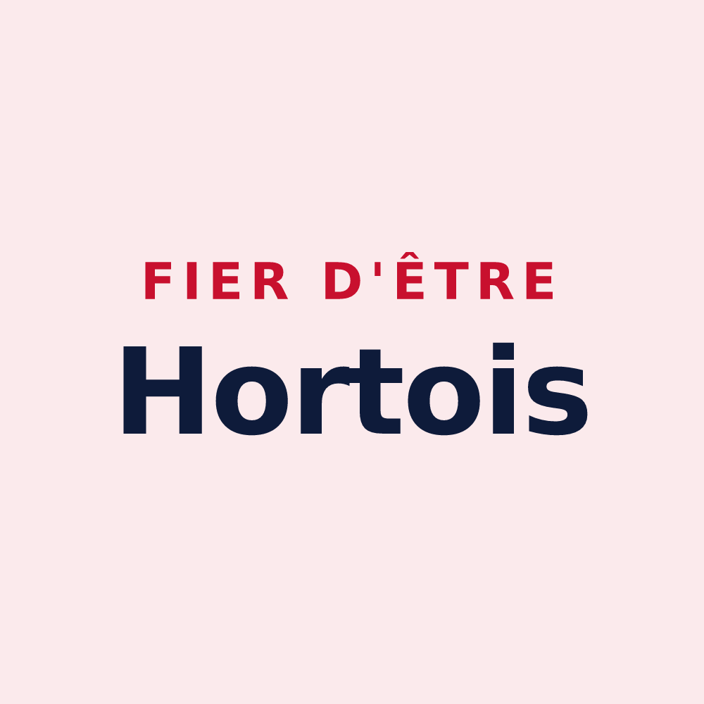 Magnet « Fier d'être Hortois » — design pour Haute-Amance