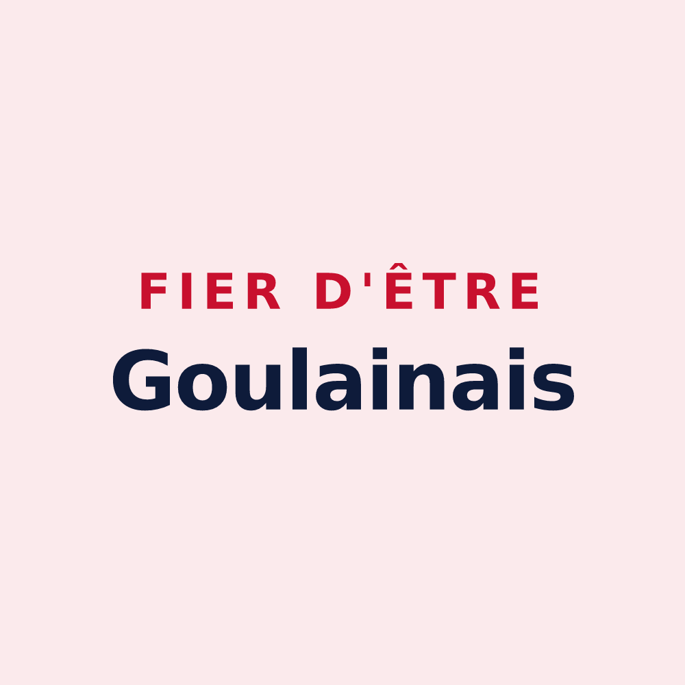 Magnet « Fier d'être Goulainais » — design pour Haute-Goulaine