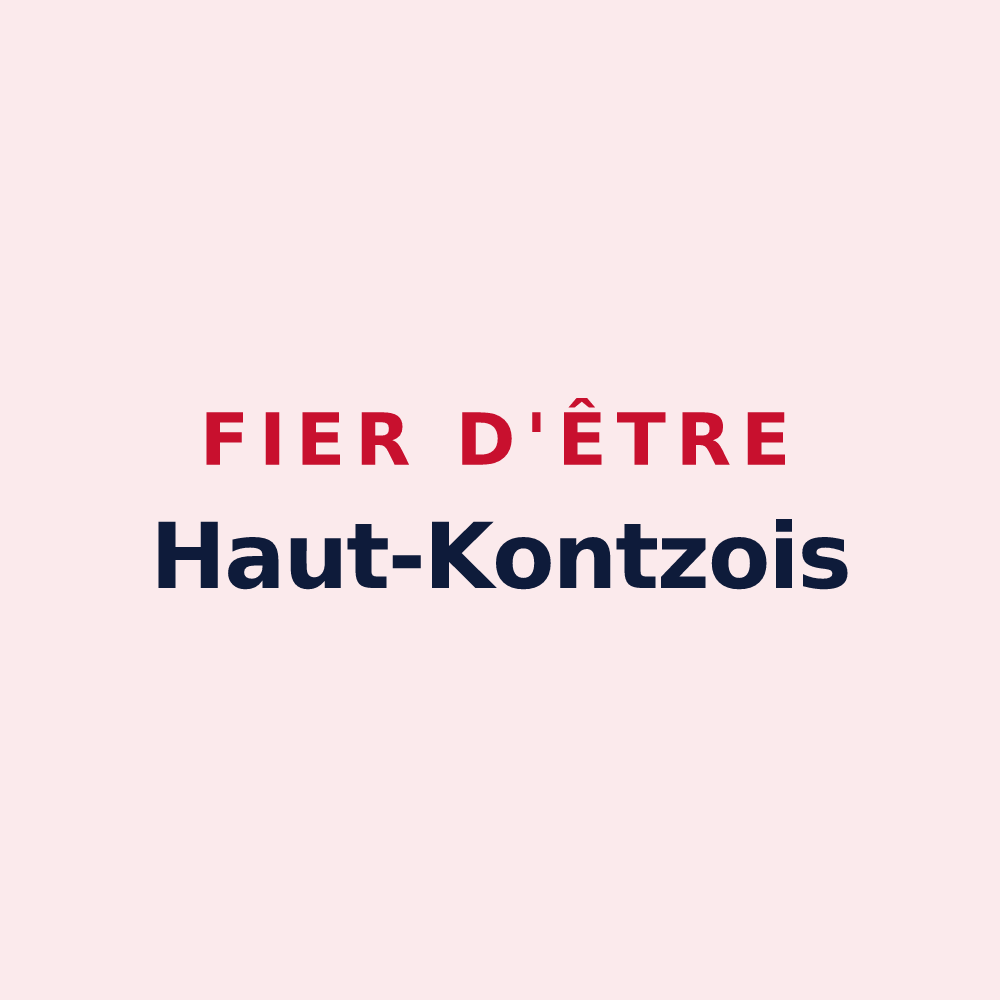 Magnet « Fier d'être Haut-Kontzois » — design pour Haute-Kontz