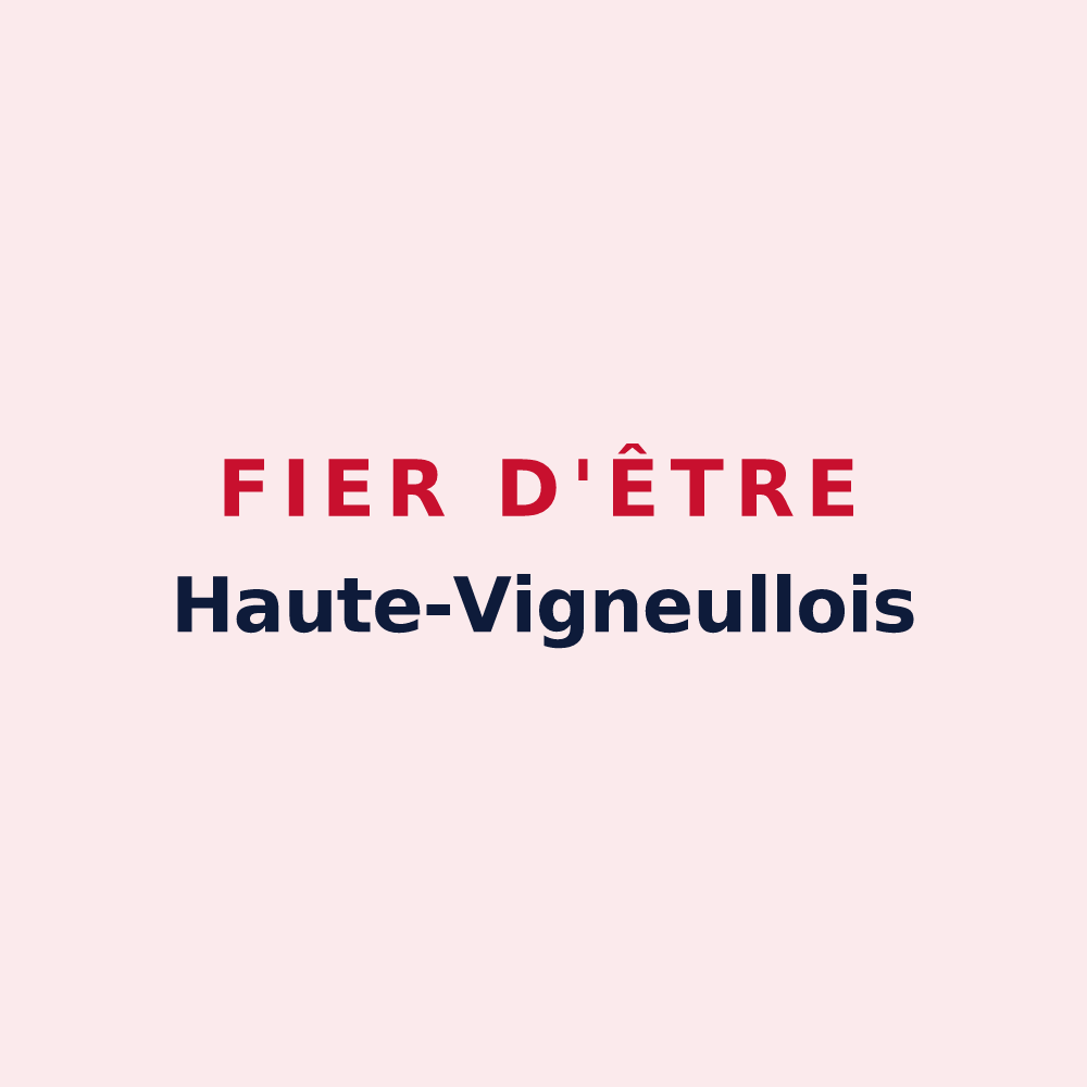 Magnet « Fier d'être Haute-Vigneullois » — design pour Haute-Vigneulles