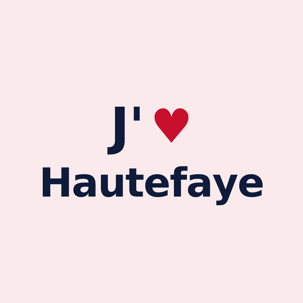 Magnet personnalisé Hautefaye — design J'aime Hautefaye