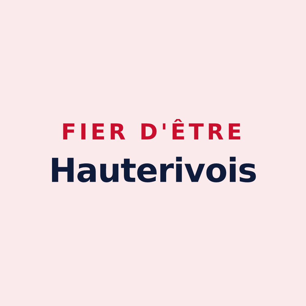 Magnet « Fier d'être Hauterivois » — design pour Hauterives