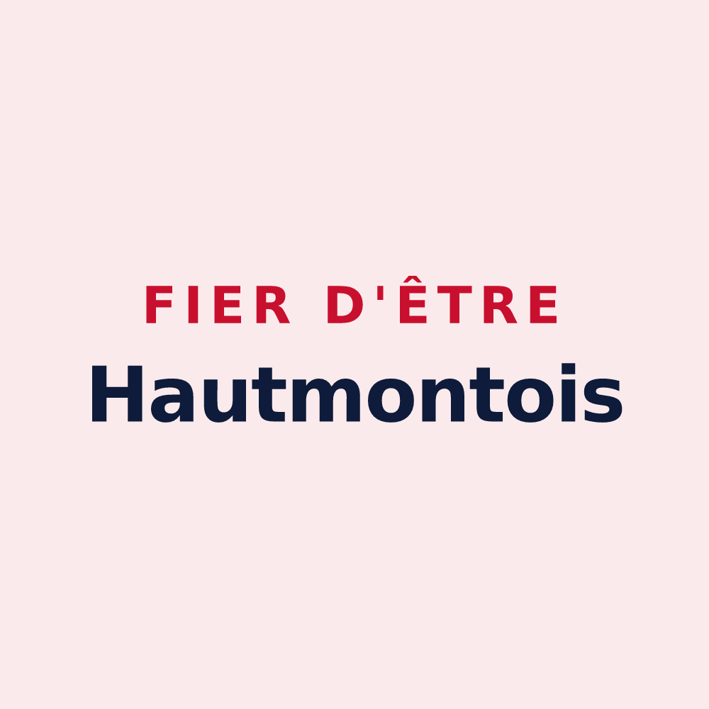 Magnet « Fier d'être Hautmontois » — design pour Hautmont